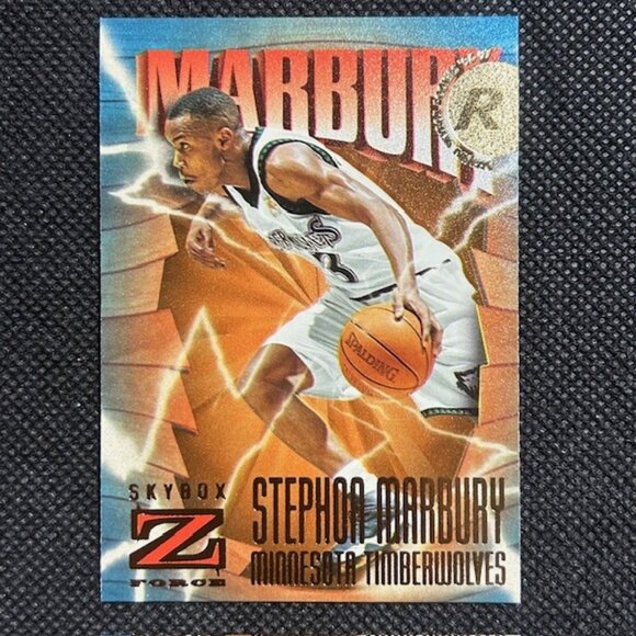 1996-97 Skybox Z Force - #156 Stephon Marbury (RC) Rookie Minnesota Timberwolves - Picture 1 of 2